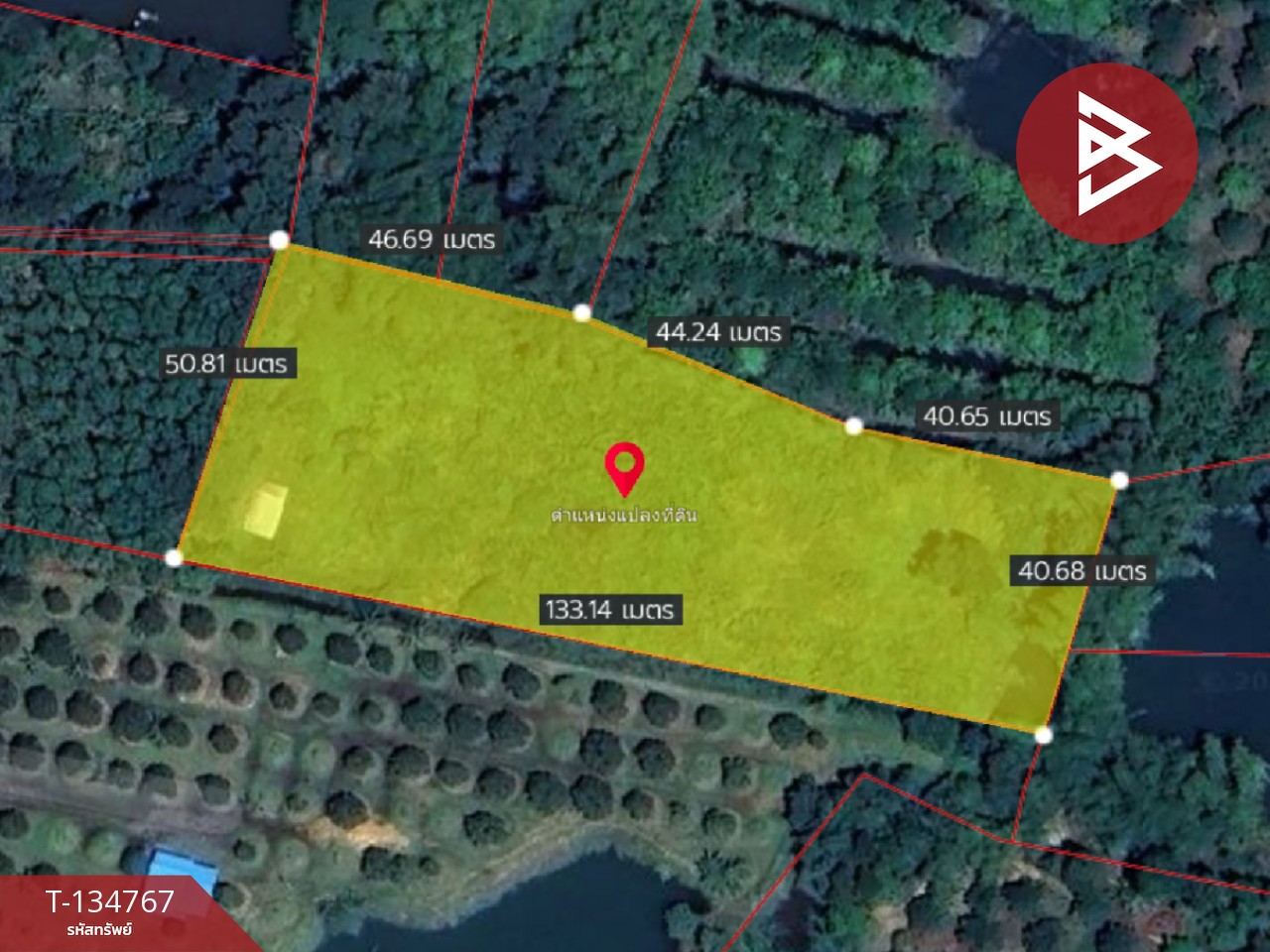 ขายที่ดินพร้อมบ้านพัก เนื้อที่ 3 ไร่ 2 งาน 47 ตร.วา มะขาม จันทบุรี 1