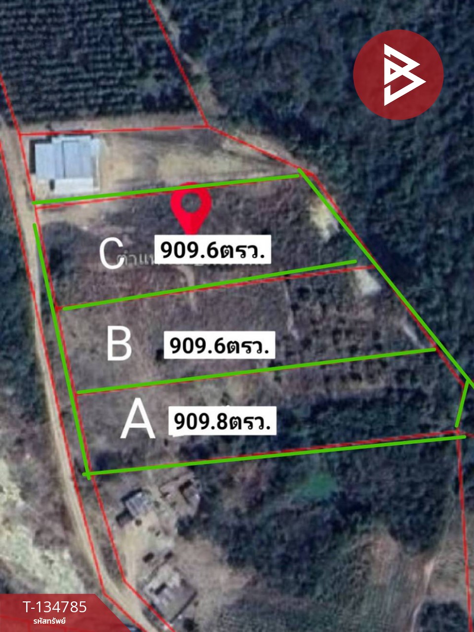 ขายที่ดินแบ่งขาย มี 3 แปลง เนื้อที่รวม 6 ไร่ 3 งาน 29 ตร.วา ท่ายาง เพชรบุรี 14
