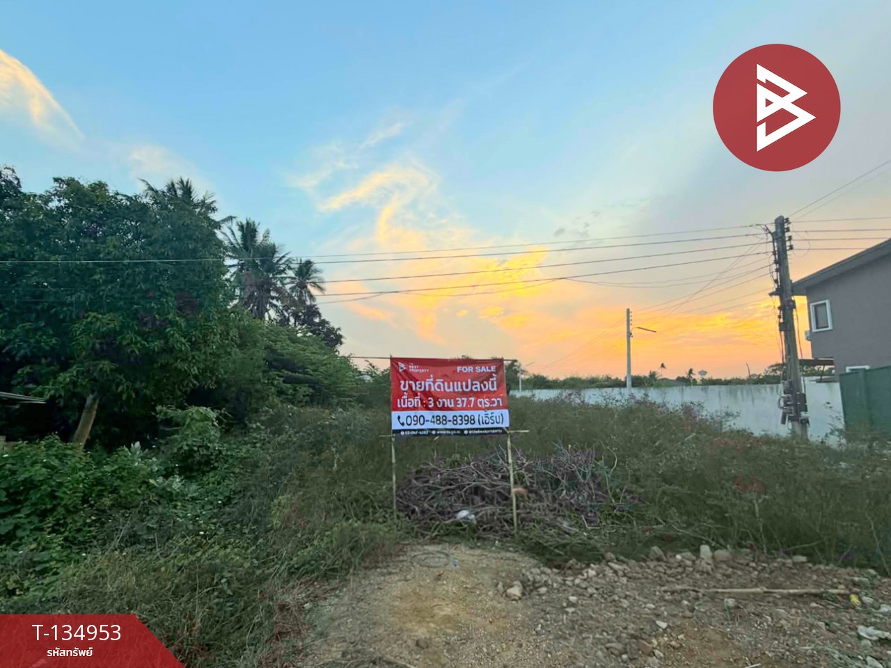 ขายที่ดิน เนื้อที่ 1 งาน 37 ตารางวา บ่อพลับ นครปฐม 1