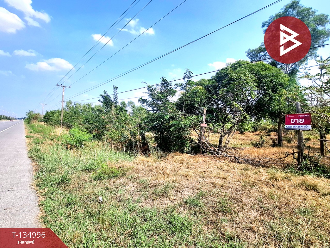 ขายที่ดิน เนื้อที่ 3 ไร่ 1 งาน 96 ตร.วา วาปีปทุม มหาสารคาม 1