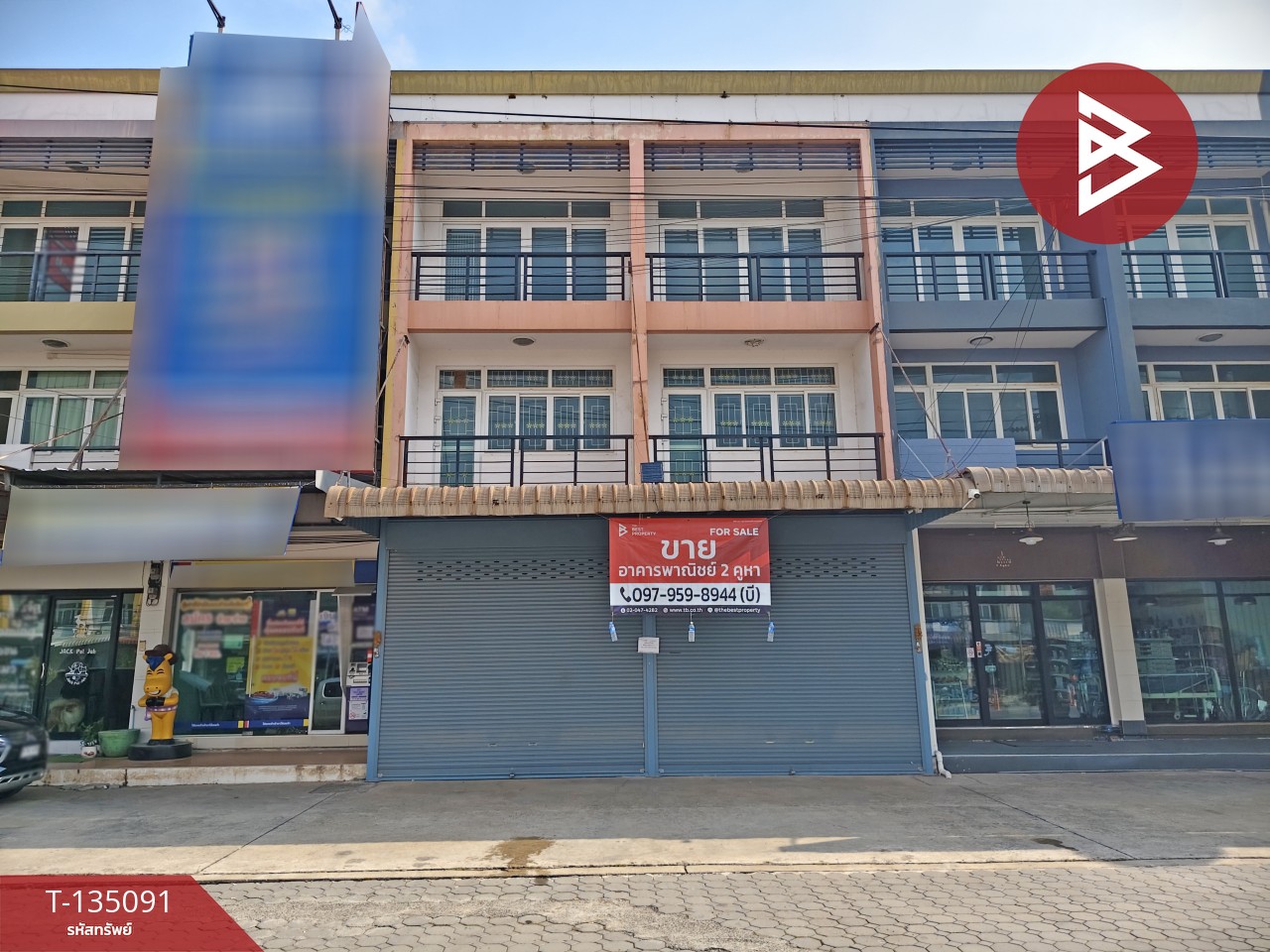 ขายอาคารพาณิชย์ 3 ชั้น เนื้อที่ 34 ตารางวา โคกขาม สมุทรสาคร ทำเลดีติดถนน 1