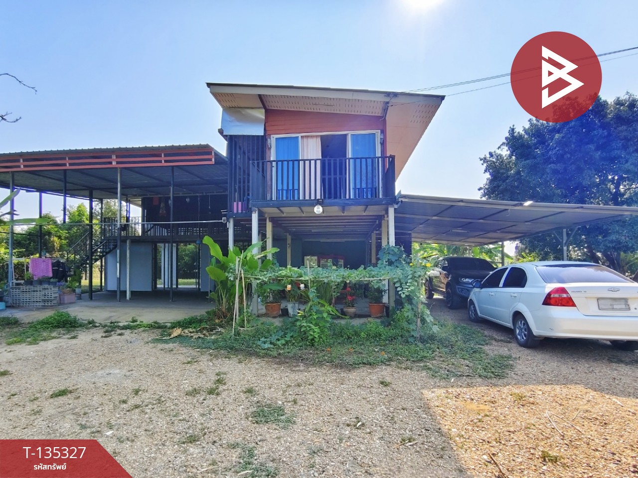 ขายบ้านเดี่ยวพร้อมที่ดิน เนื้อที่ 3 ไร่ บ้านโป่ง ราชบุรี 1