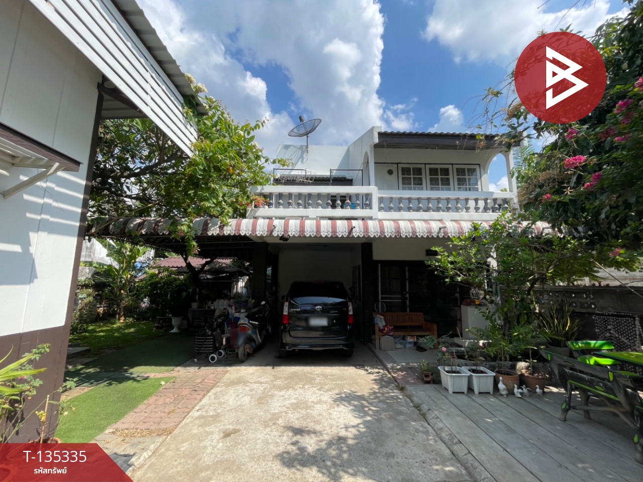 ขายบ้านเดี่ยวหลังริม หมู่บ้านร่มฟ้า เนื้อที่ 75 ตารางวา สนามจันทร์ นครปฐม 1