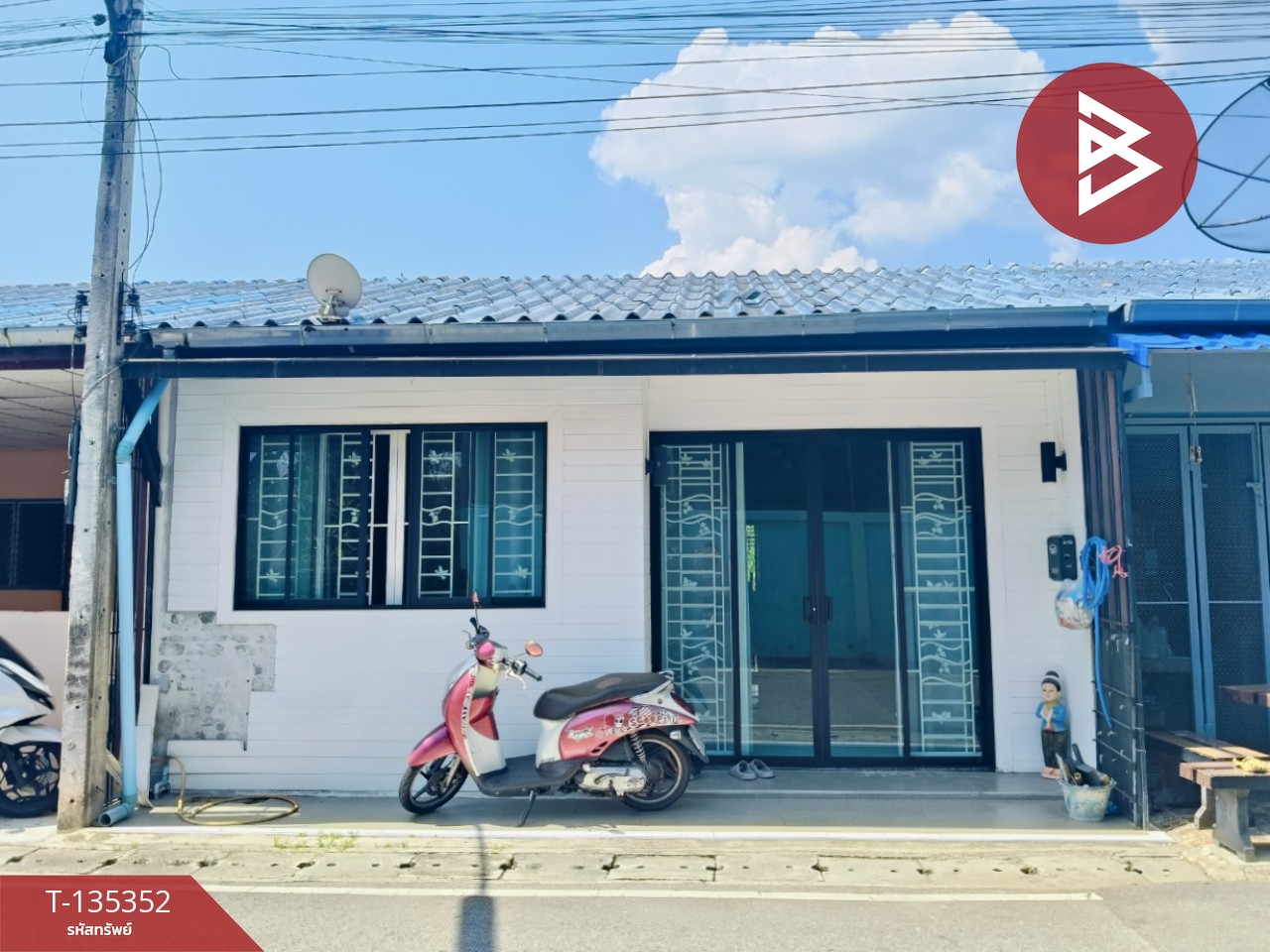 ขายทาวน์เฮ้าส์ชั้นเดียว เนื้อที่ 32 ตร.วา บ้านปรก สมุทรสงคราม 1