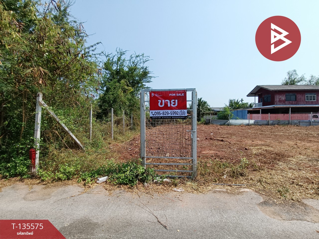 ขายที่ดินถมแล้ว เนื้อที่ 40.3 ตารางวา ซ.ชลประทาน 4 สมุทรสงคราม ติดถนนบายพาสคุ้มพี่หลวง 4