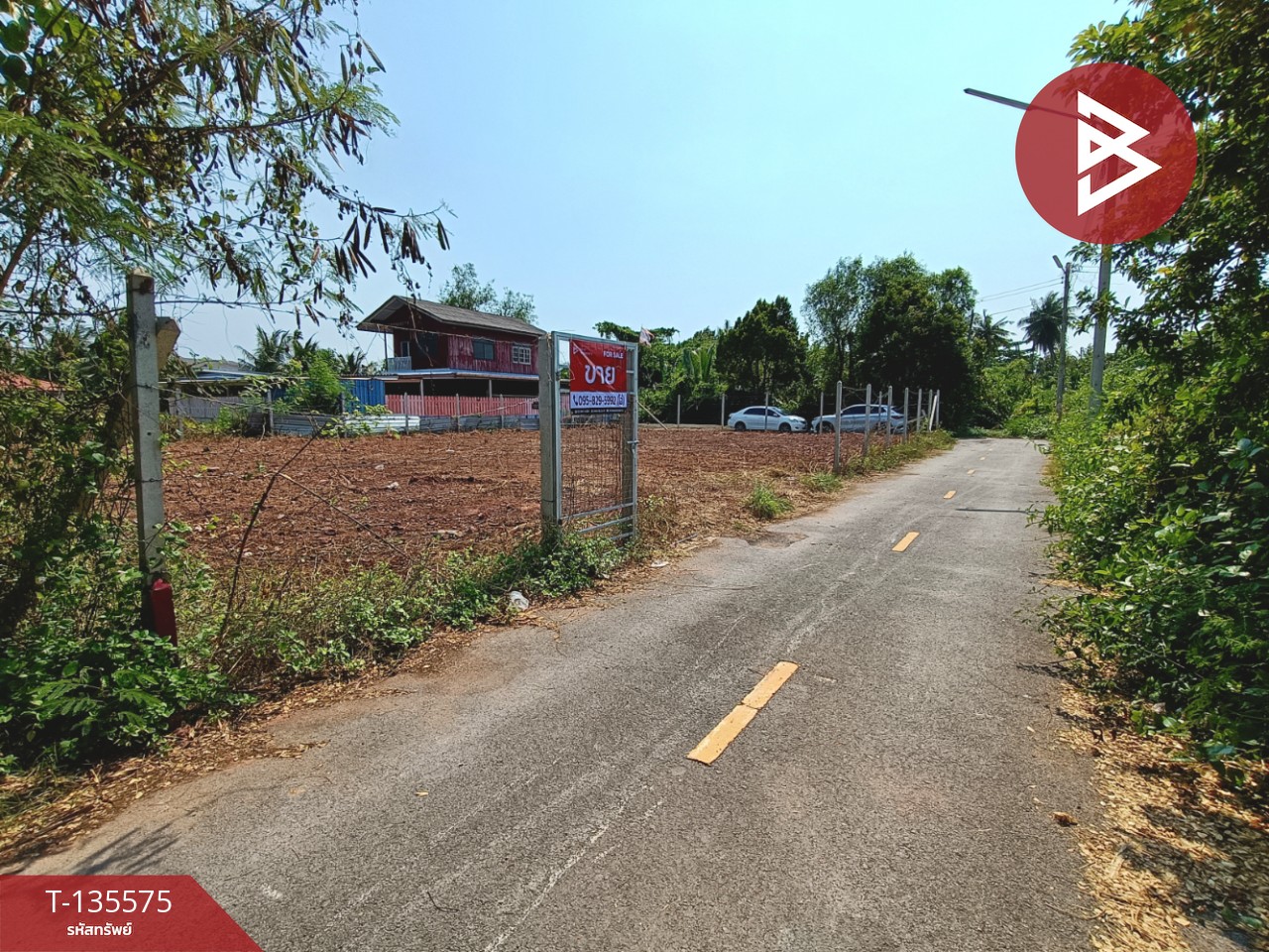 ขายที่ดินถมแล้ว เนื้อที่ 40.3 ตารางวา ซ.ชลประทาน 4 สมุทรสงคราม ติดถนนบายพาสคุ้มพี่หลวง 1