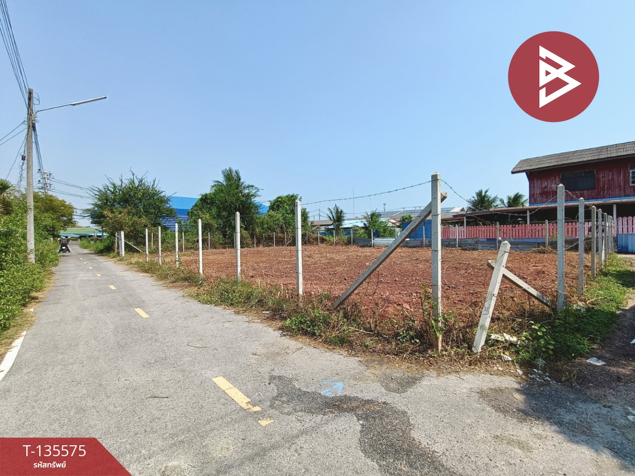 ขายที่ดินถมแล้ว เนื้อที่ 40.3 ตารางวา ซ.ชลประทาน 4 สมุทรสงคราม ติดถนนบายพาสคุ้มพี่หลวง 5