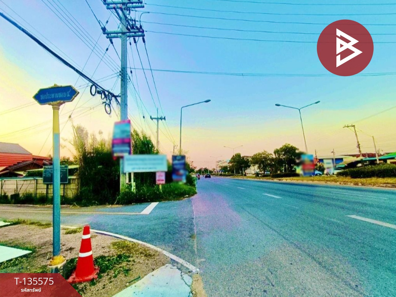 ขายที่ดินถมแล้ว เนื้อที่ 40.3 ตารางวา ซ.ชลประทาน 4 สมุทรสงคราม ติดถนนบายพาสคุ้มพี่หลวง 2