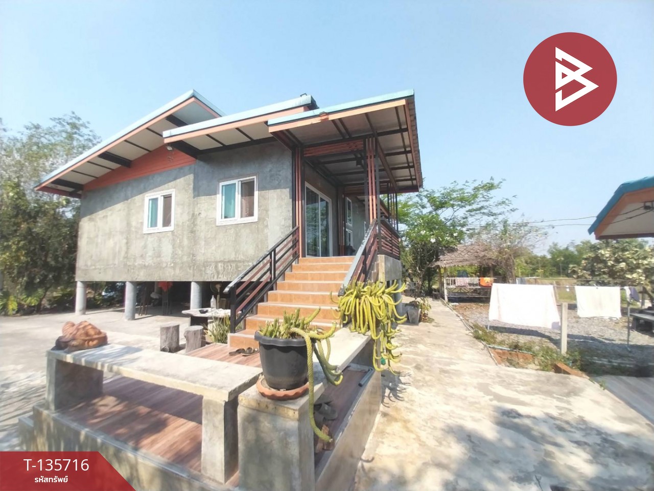 ขายบ้านเดี่ยวพร้อมที่ดิน เนื้อที่ 3 งาน 77 ตร.วา องครักษ์ นครนายก 1