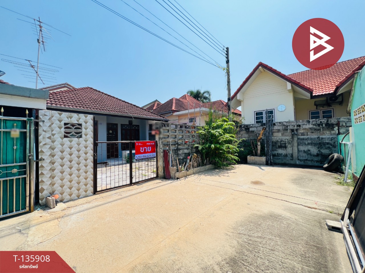 ขายทาวน์เฮ้าส์หลังริมชั้นเดียว เนื้อที่ 27 ตร.วา ชลประทานซอย 5 ลาดใหญ่ สมุทรสงคราม 2