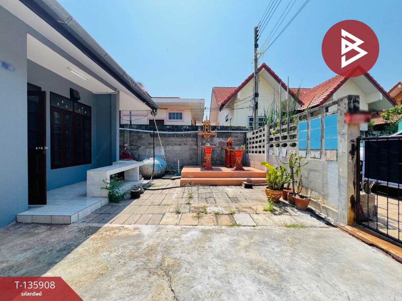 ขายทาวน์เฮ้าส์หลังริมชั้นเดียว เนื้อที่ 27 ตร.วา ชลประทานซอย 5 ลาดใหญ่ สมุทรสงคราม 4