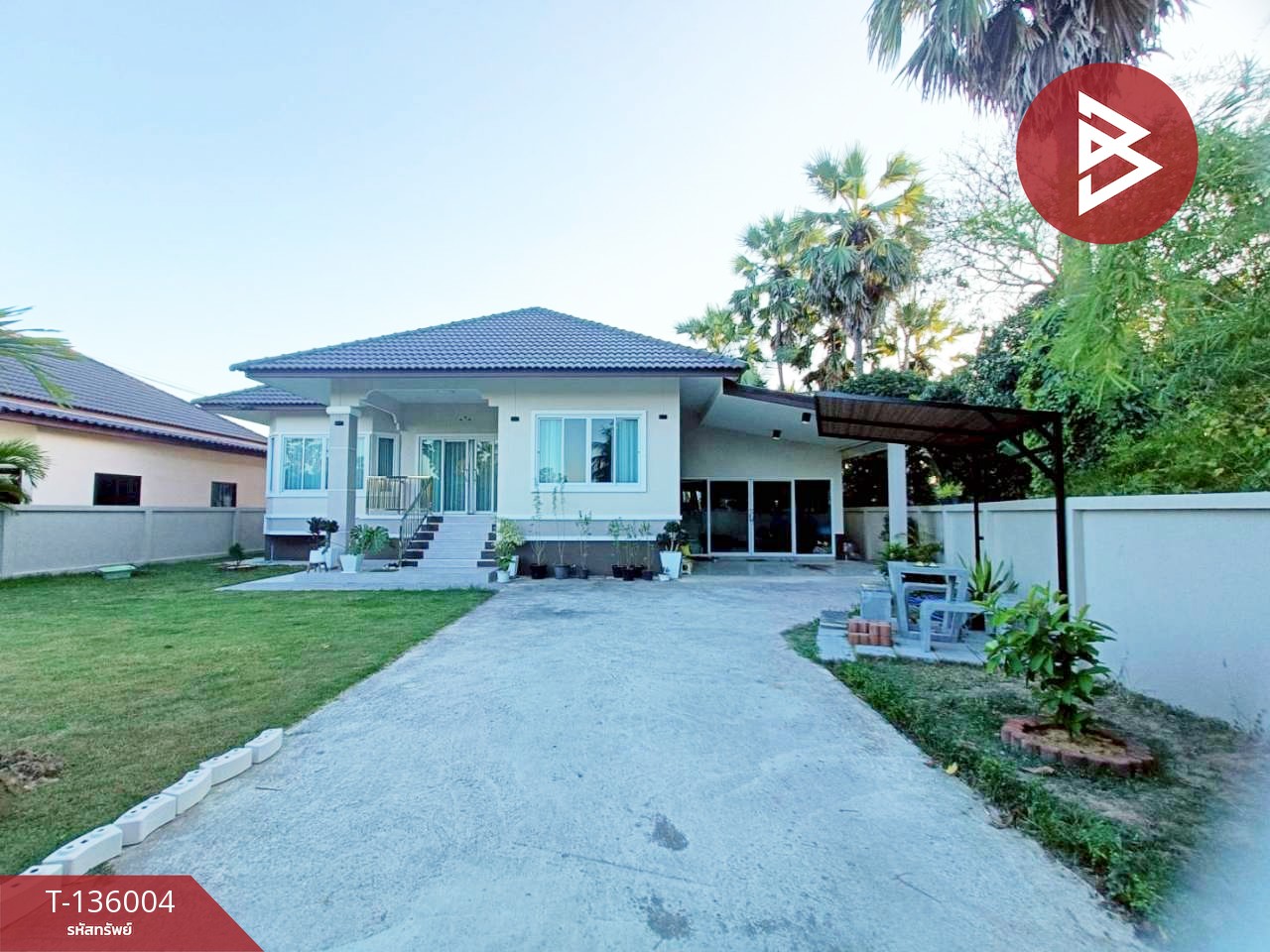 ขายบ้านเดี่ยวชั้นเดียวสไตล์โมเดิร์น เนื้อที่ 115 ตารางวา บ้านลาด เพชรบุรี 4