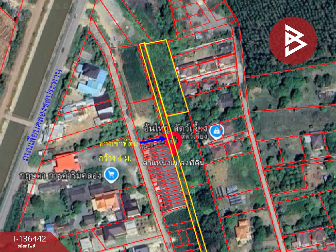 ขายที่ดิน เนื้อที่ 1 ไร่ 2 งาน 15 ตร.วา แปลงยาว ฉะเชิงเทรา 3