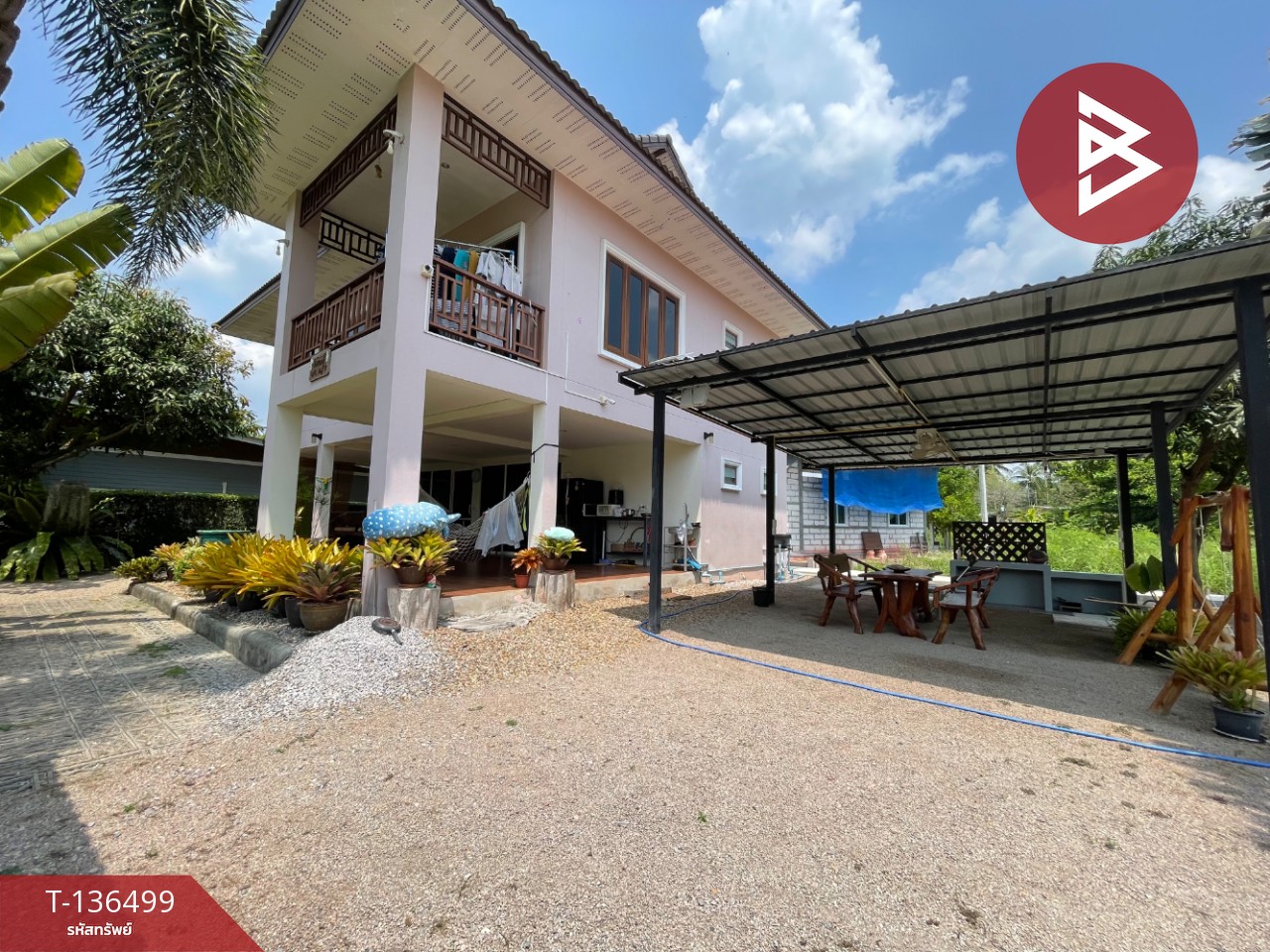 ขายบ้านเดี่ยว 2 ชั้น เนื้อที่ 198 ตารางวา ปลายโพงพาง สมุทรสงคราม 1