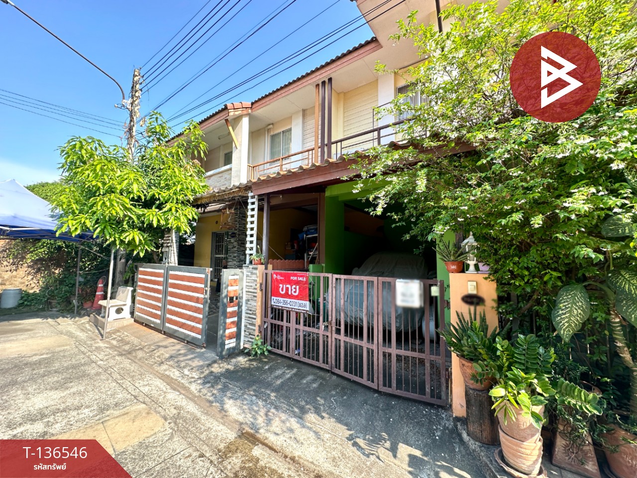 ขายทาวน์เฮ้าส์ หมู่บ้านกานดา บ้านริมคลอง3 พันท้ายนรสิงห์ สมุทรสาคร 2