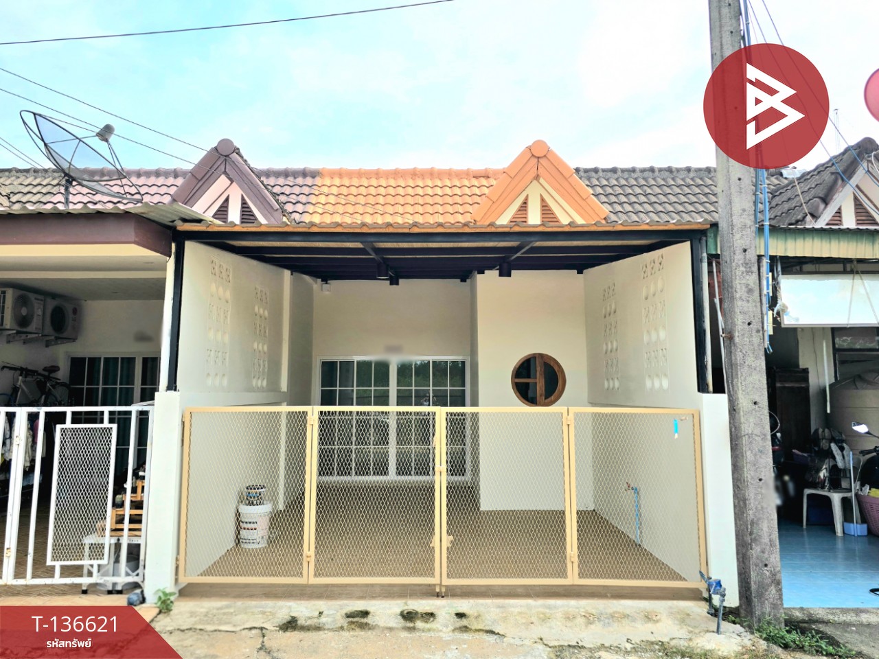 ขายทาวน์เฮ้าส์ชั้นเดียว เนื้อที่ 20 ตร.วา จันทบุรี รีโนเวทใหม่ ทำเลบางกะจะ 1