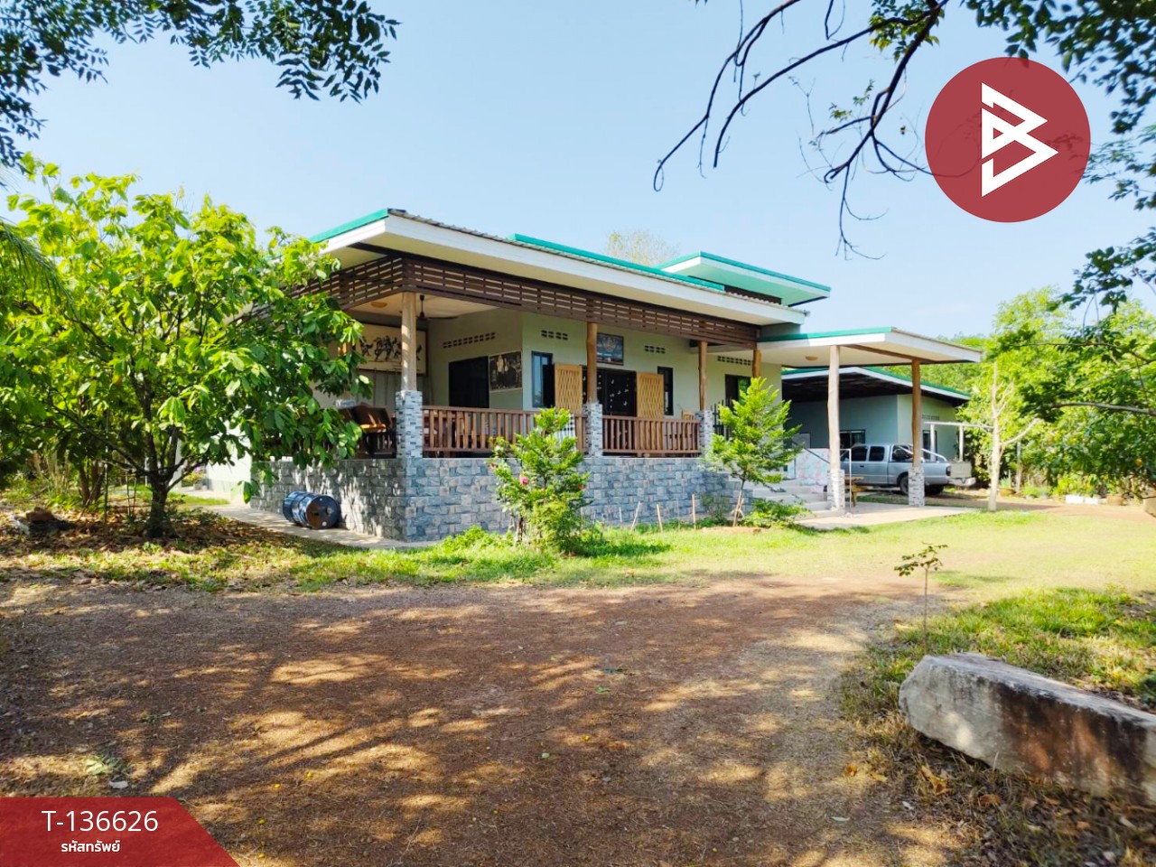 ขายบ้านเดี่ยวพร้อมที่ดิน เนื้อที่ 9 ไร่ 3 งาน 7 ตร.วา นาดี ปราจีนบุรี 1