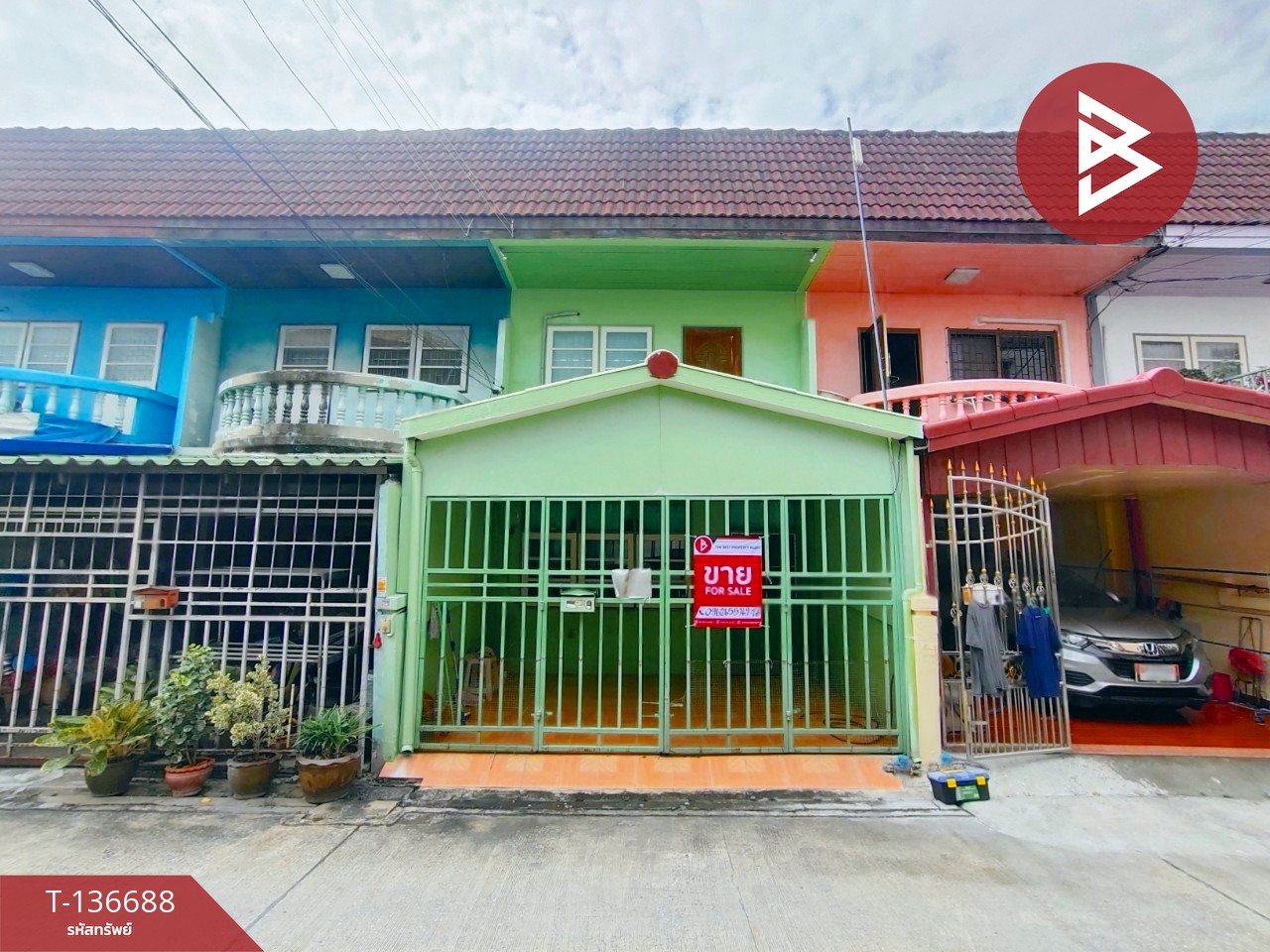 ขายด่วนทาวน์เฮ้าส์ 2 ชั้น อมรา ซอย 4 สุขสวัสดิ์ พระสมุทรเจดีย์ สมุทรปราการ 1