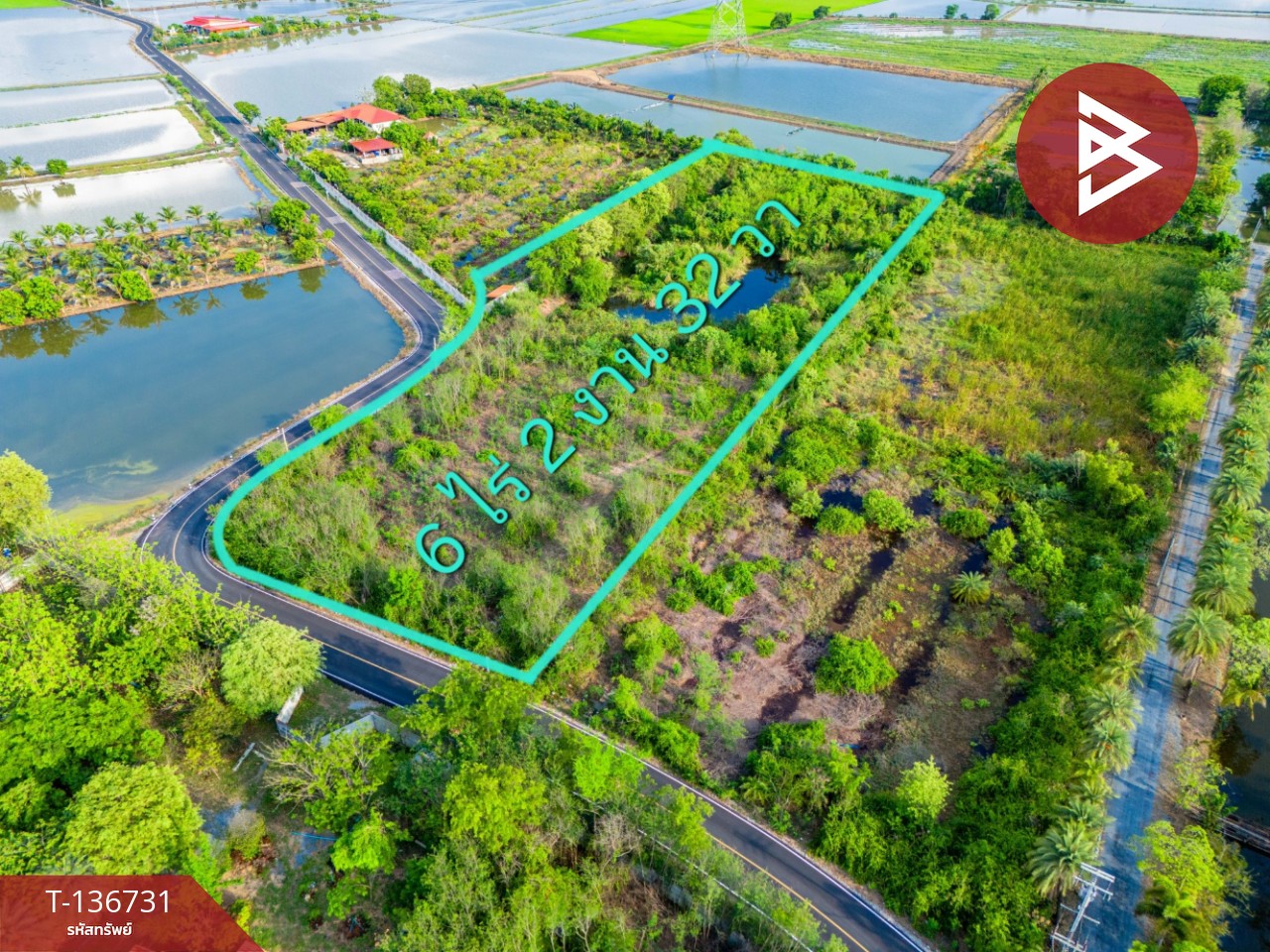 ขายที่ดินถมแล้ว เนื้อที่ 6 ไร่ 2 งาน 32 ตารางวา ดอนตูม นครปฐม 5