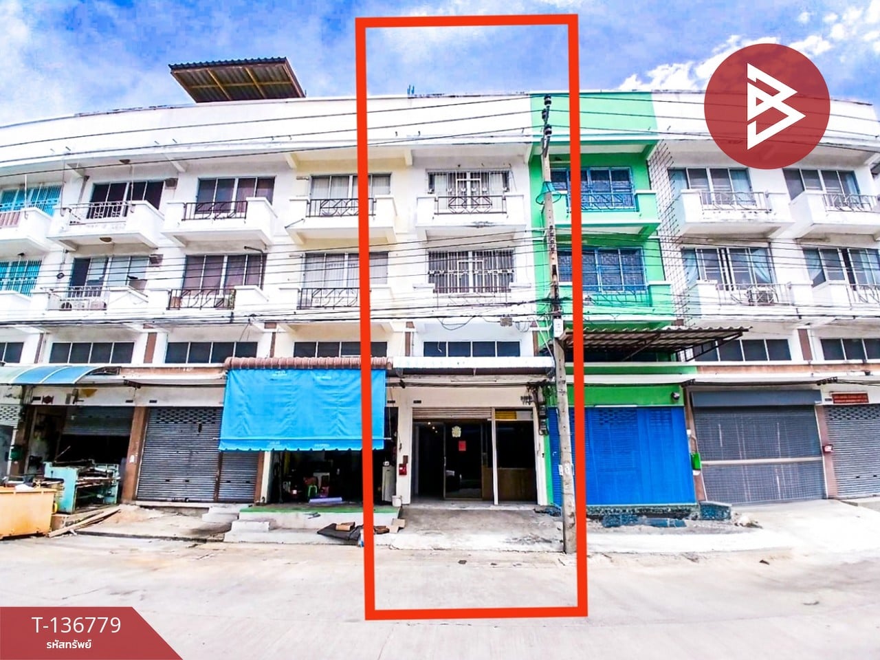 ขายอาคารพาณิชย์ หมู่บ้านทรัพย์รุ่งเรือง บางปู สมุทรปราการ 1