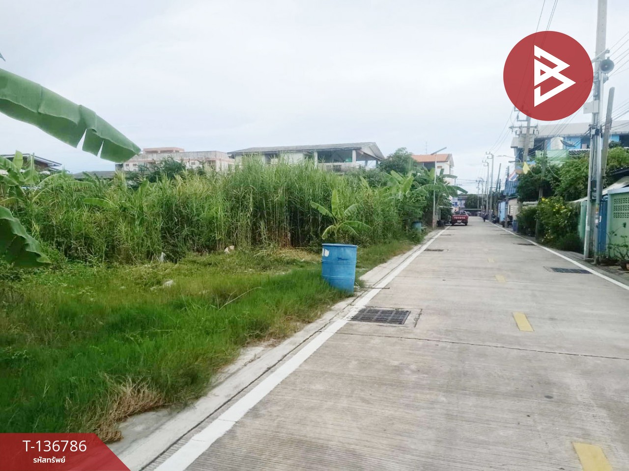 ขายที่ดินเเปล่า เนื้อที่ 213 ตารางวา พื้นที่สีม่วง พระสมุทรเจดีย์ สมุทรปราการ 2