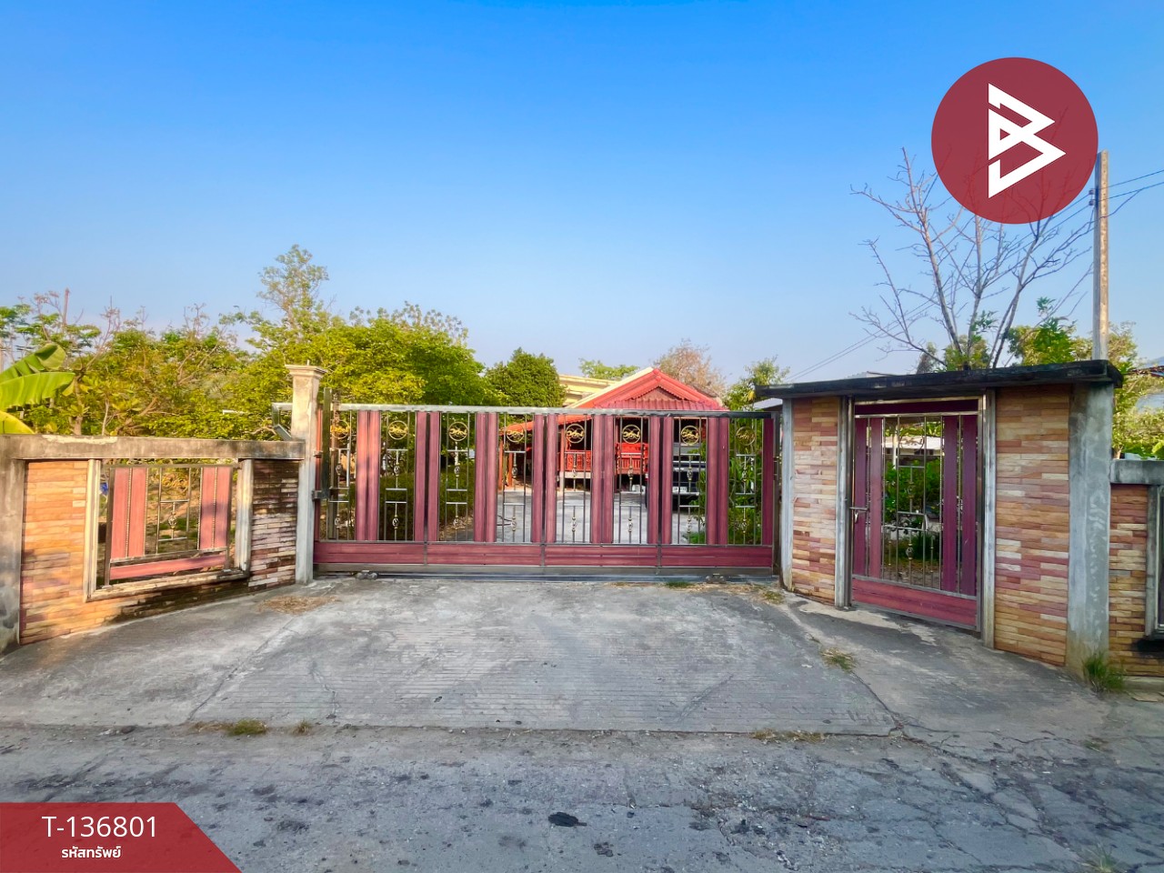 ขายบ้านเดี่ยวพร้อมที่ดิน เนื้อที่ 1 ไร่ 55 ตารางวา บางสมัคร บางปะกง ฉะเชิงเทรา 1