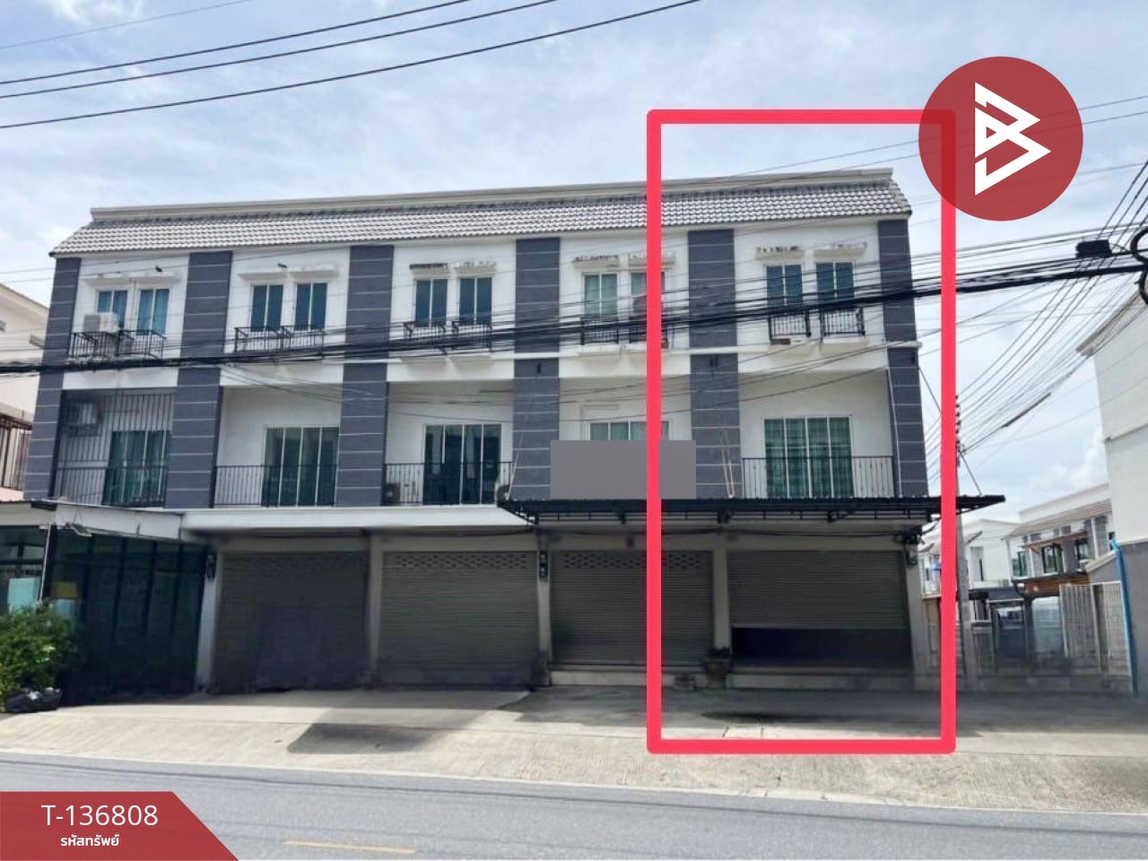 ขายอาคารพาณิชย์ 3 ชั้น เนื้อที่ 24.7 ตร.วา บางเมือง สมุทรปราการ 1