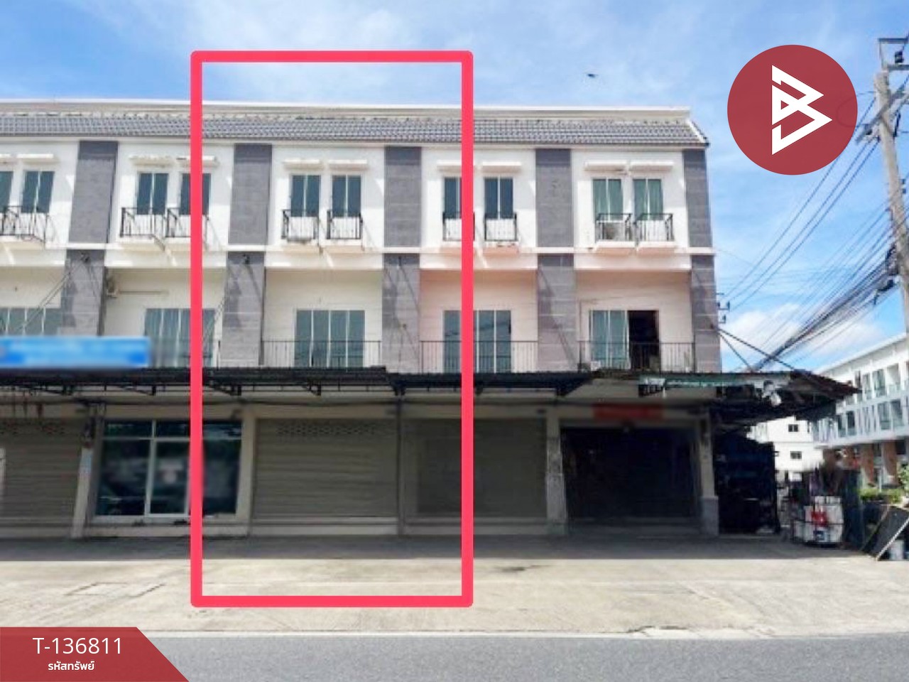 ขายอาคารพาณิชย์ 3 ชั้น เนื้อที่ 23 ตร.วา บางเมือง สมุทรปราการ 1