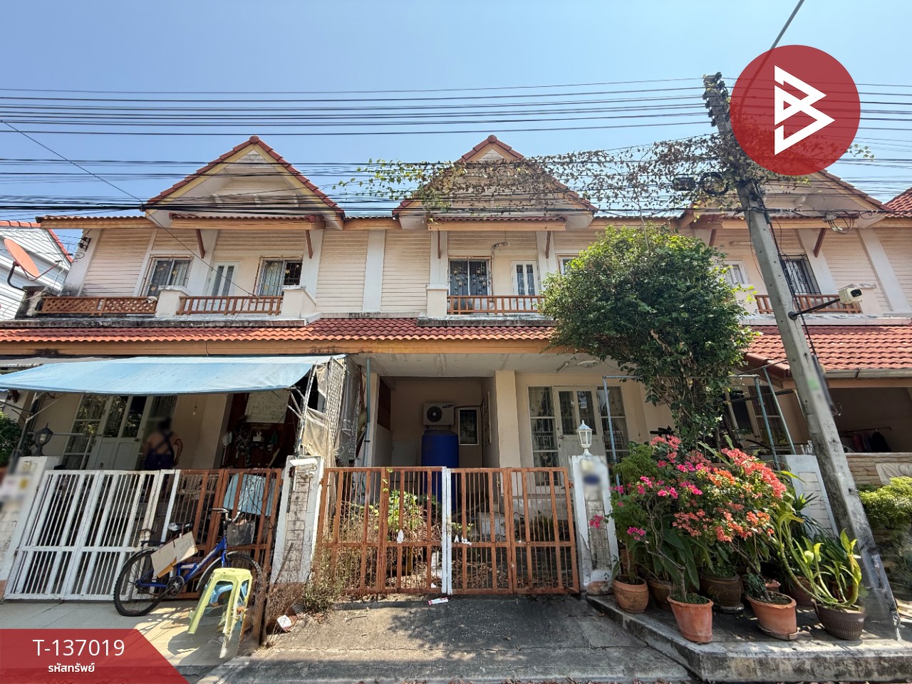 ขายทาวน์เฮ้าส์ หมู่บ้านกานดา บ้านริมคลอง2 พันท้ายนรสิงห์ สมุทรสาคร 1