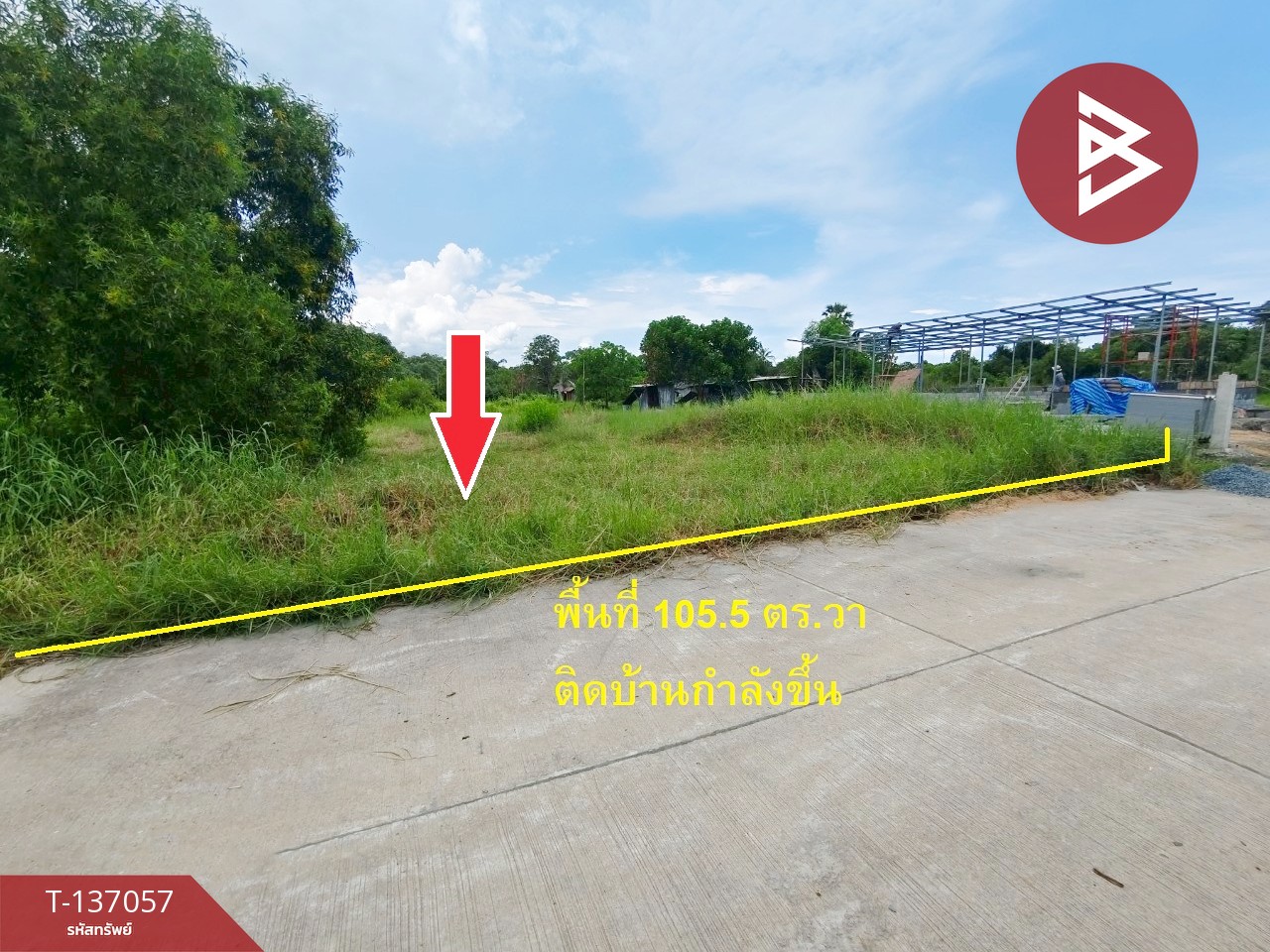 ขายที่ดิน เนื้อที่ 1 งาน 5.5 ตร.วา หนองบัว จันทบุรี 1