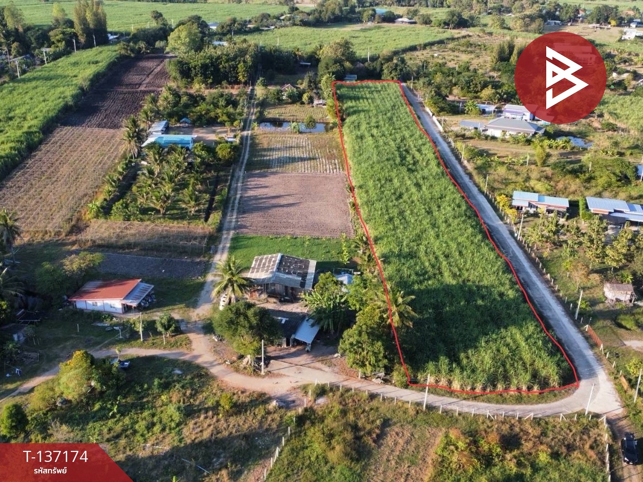 ขายที่ดิน เนื้อที่ 6 ไร่ 2 งาน 97 ตร.วา บ้านโป่ง ราชบุรี ทำเลดีฯ 1