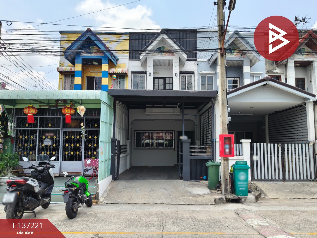 ขายทาวน์เฮ้าส์ หมู่บ้านสายรุ้ง หนามแดง-บางพลี สมุทรปราการ พร้อมอยู่ 1