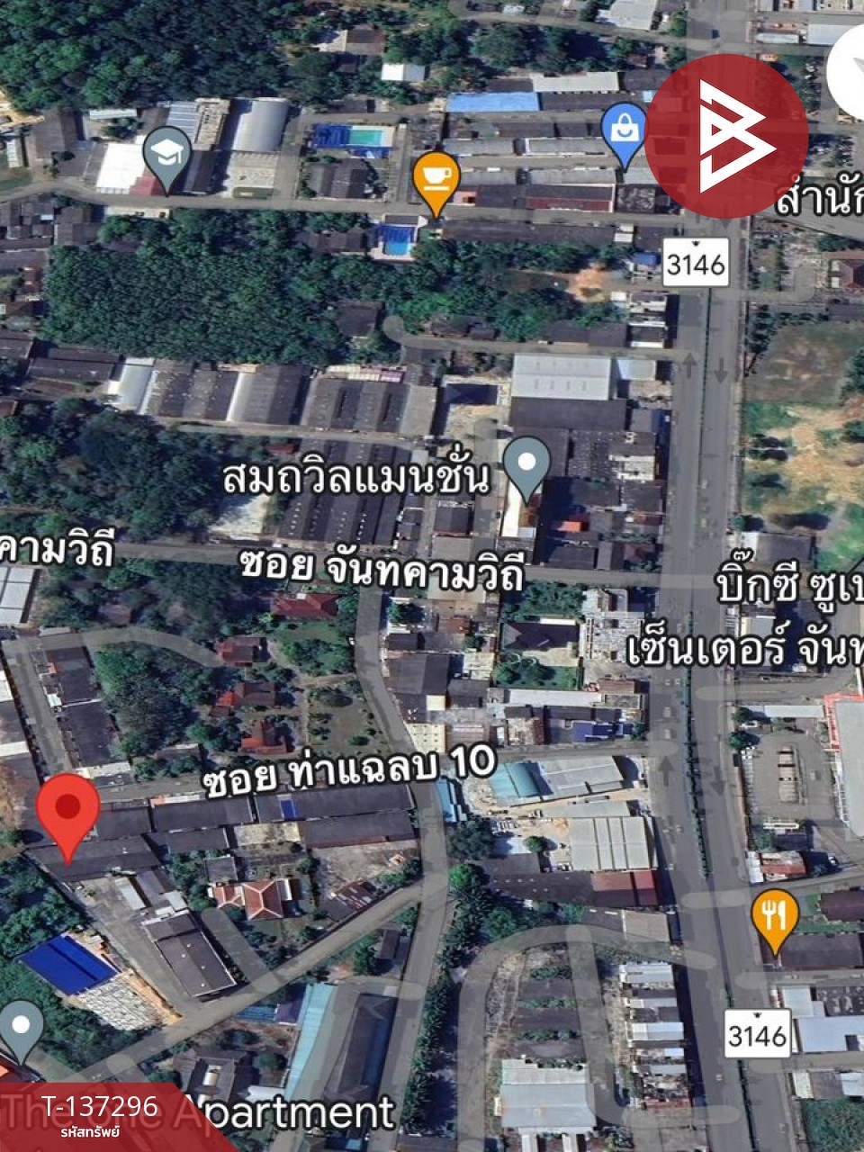 ขายอพาร์ทเม้นท์ 4 ชั้น เนื้อที่ 1 ไร่ 2 งาน 79.4 ตร.วา วัดใหม่ จันทบุรี 11