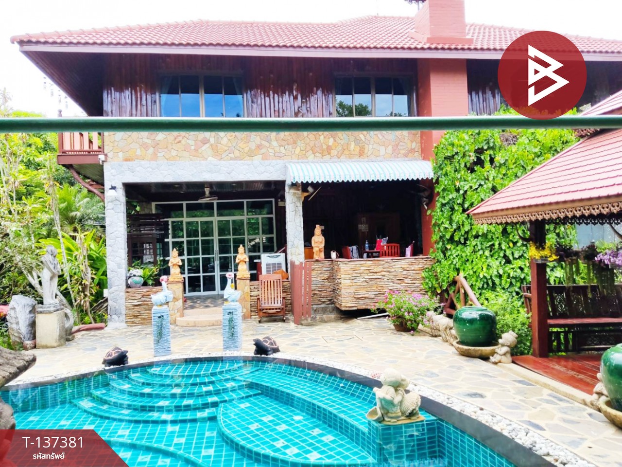 ขายบ้านเดี่ยวหรู เนื้อที่ 3 งาน 36 ตร.วา สามพราน นครปฐม 2