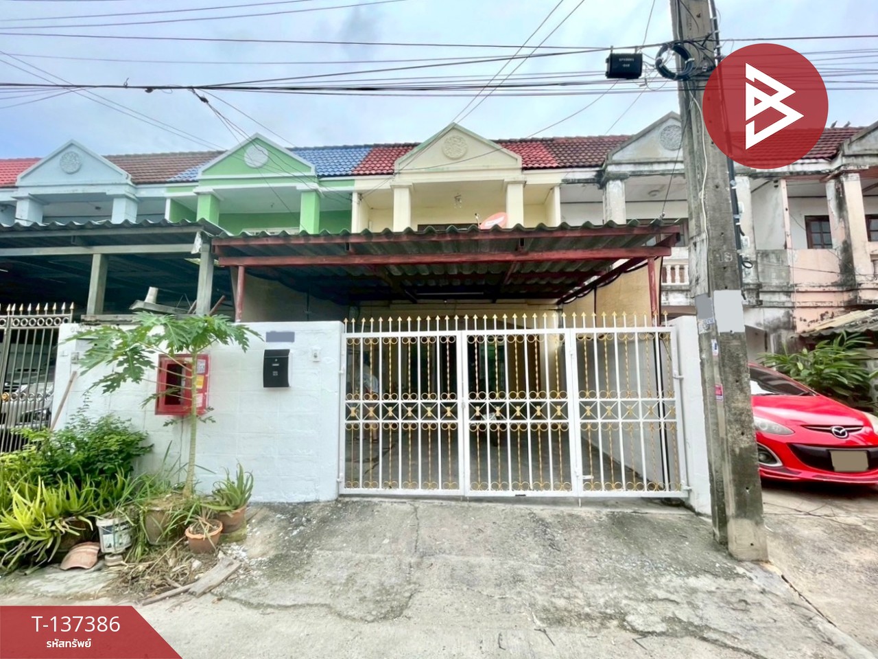 ขายทาวน์เฮ้าส์ หมู่บ้านพาร์ควิวซิตี้ บางพลี สมุทรปราการ 1