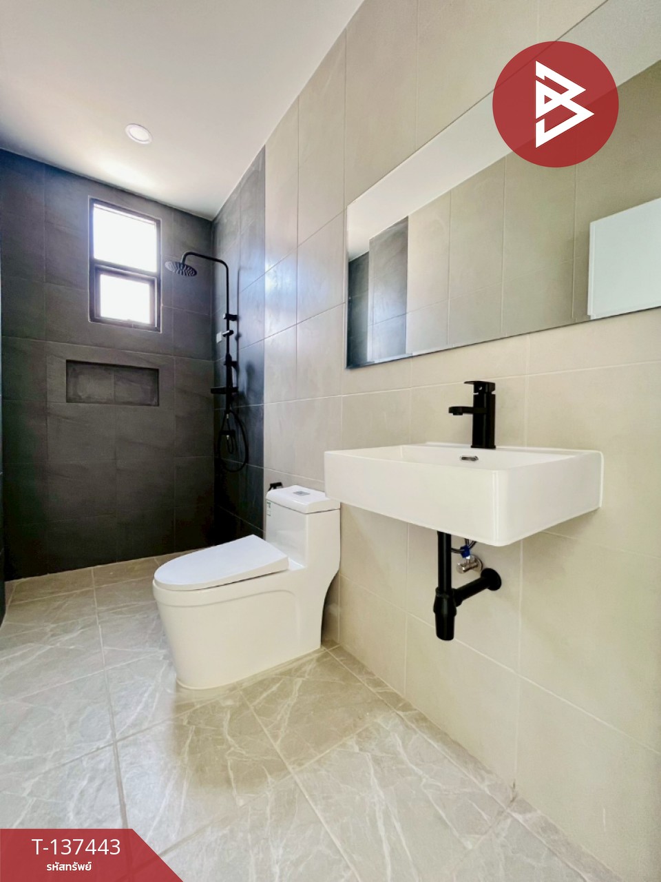 ขายบ้านเดี่ยวสไตล์โมเดิร์น เนื้อที่ 51.3 ตารางวา บ้านค่าย ระยอง ทำเลดี 14