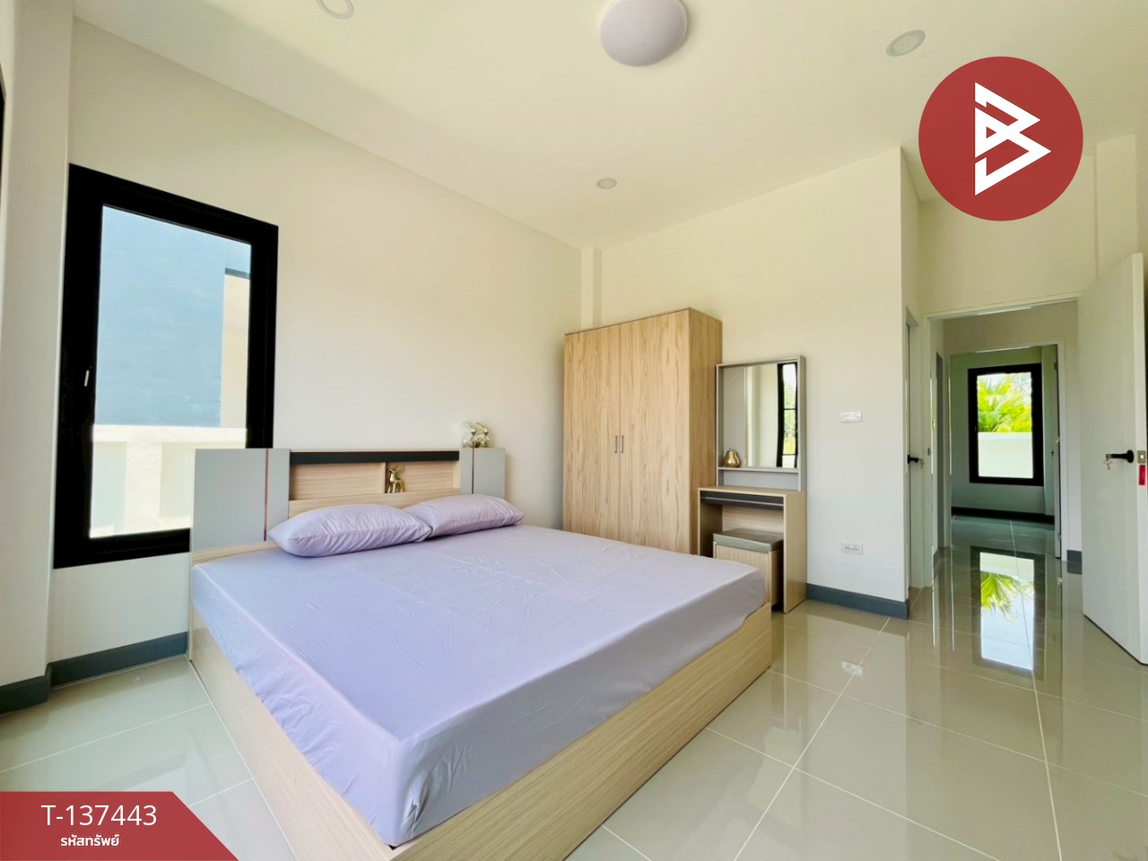 ขายบ้านเดี่ยวสไตล์โมเดิร์น เนื้อที่ 51.3 ตารางวา บ้านค่าย ระยอง ทำเลดี 9