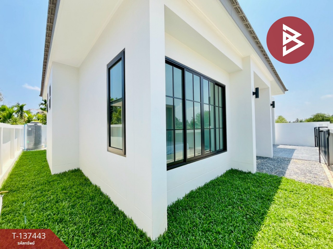 ขายบ้านเดี่ยวสไตล์โมเดิร์น เนื้อที่ 51.3 ตารางวา บ้านค่าย ระยอง ทำเลดี 15