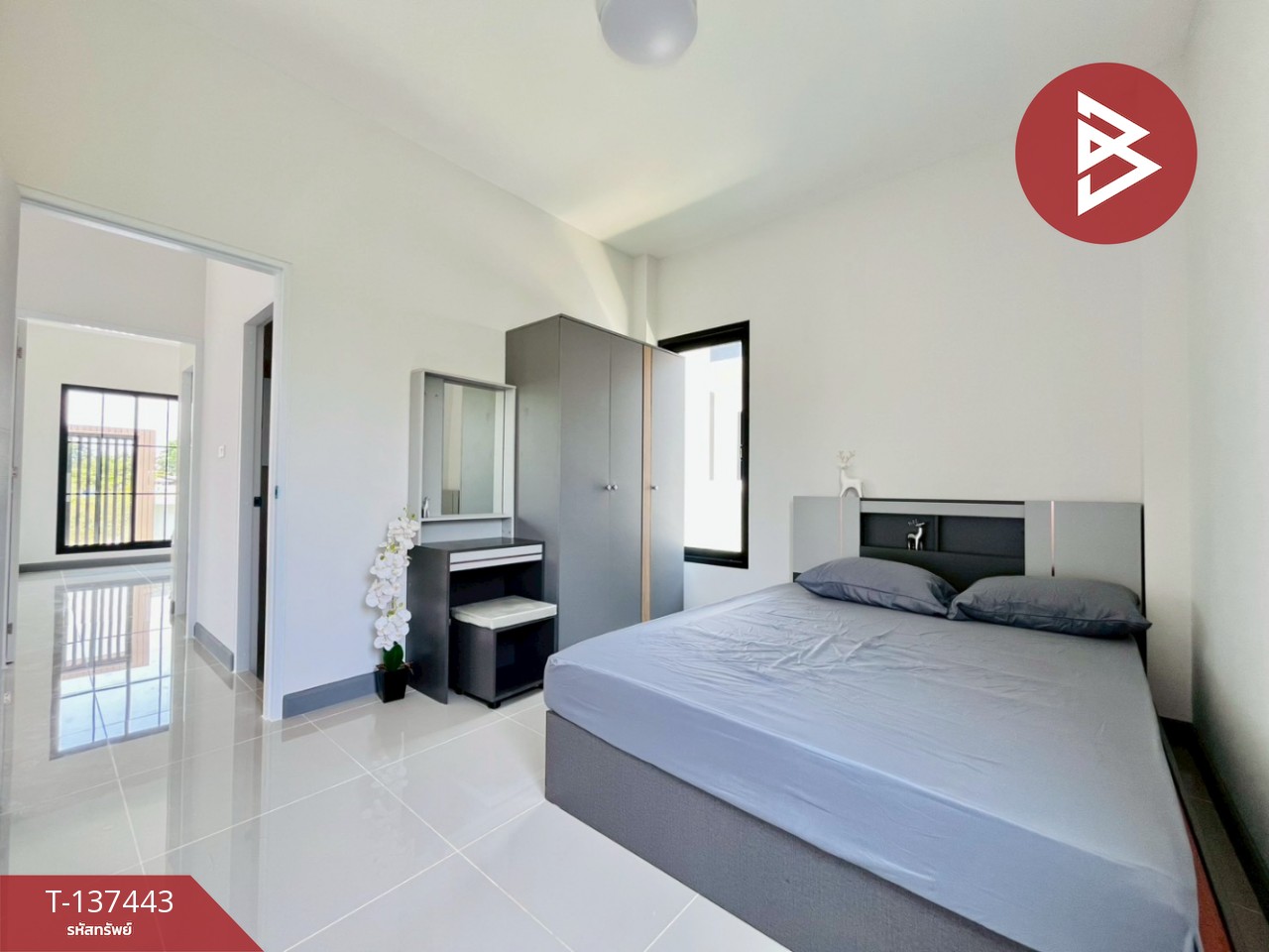 ขายบ้านเดี่ยวสไตล์โมเดิร์น เนื้อที่ 51.3 ตารางวา บ้านค่าย ระยอง ทำเลดี 7