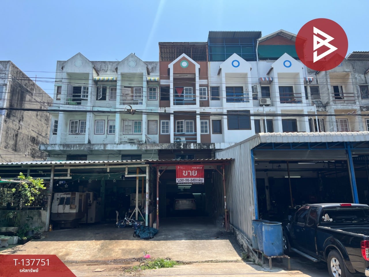 ขายอาคารพาณิชย์ หมู่บ้านเจริญทรัพย์ซิตี้ บางปลา บางพลี สมุทรปราการ 1