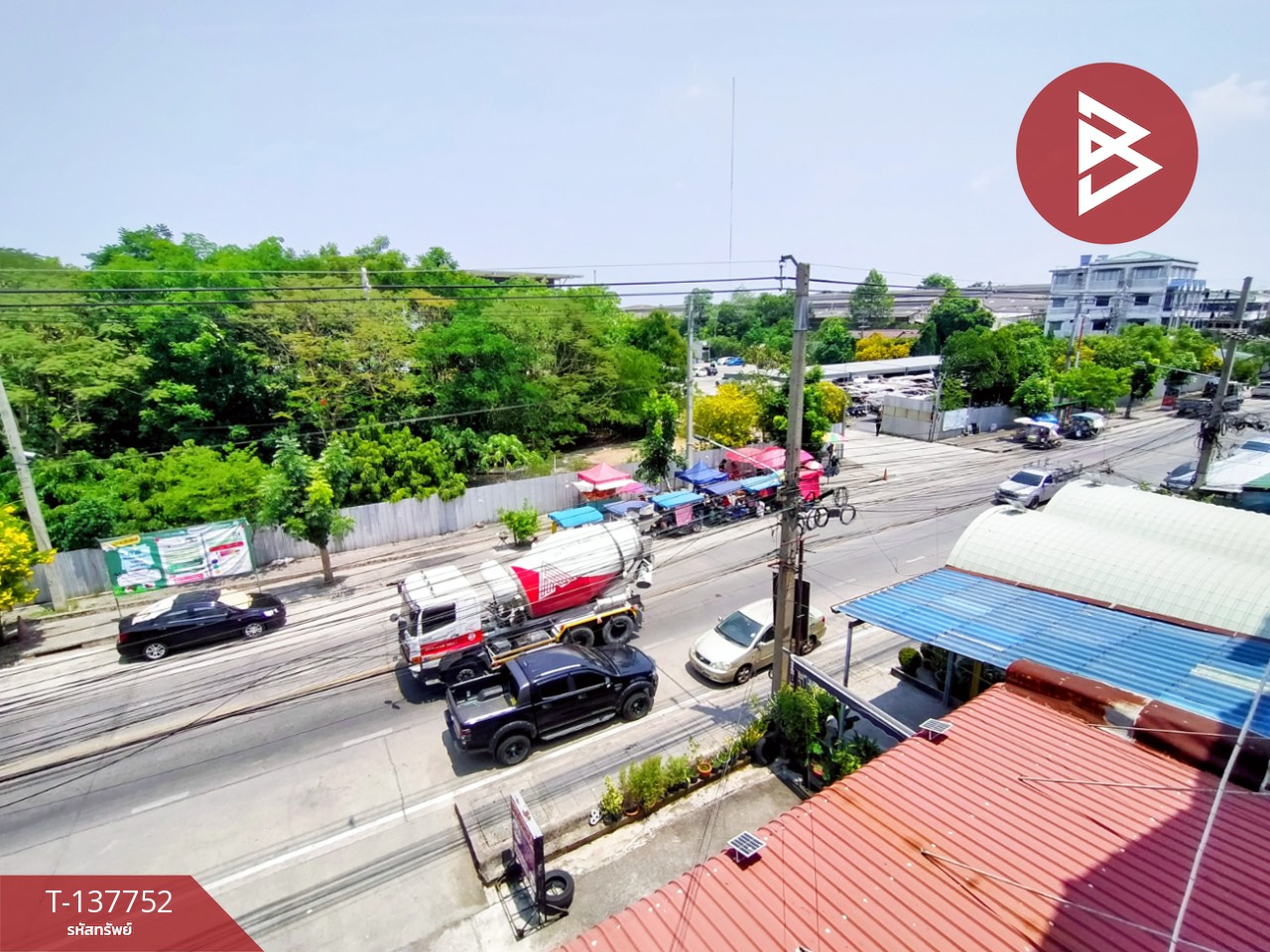 ขายด่วนอาคารพาณิชย์ 4 ชั้น เนื้อที่ 23.5 ตร.วา สมุทรสาคร ติดถนนหน้าหมู่บ้านจิตราเพลส 15