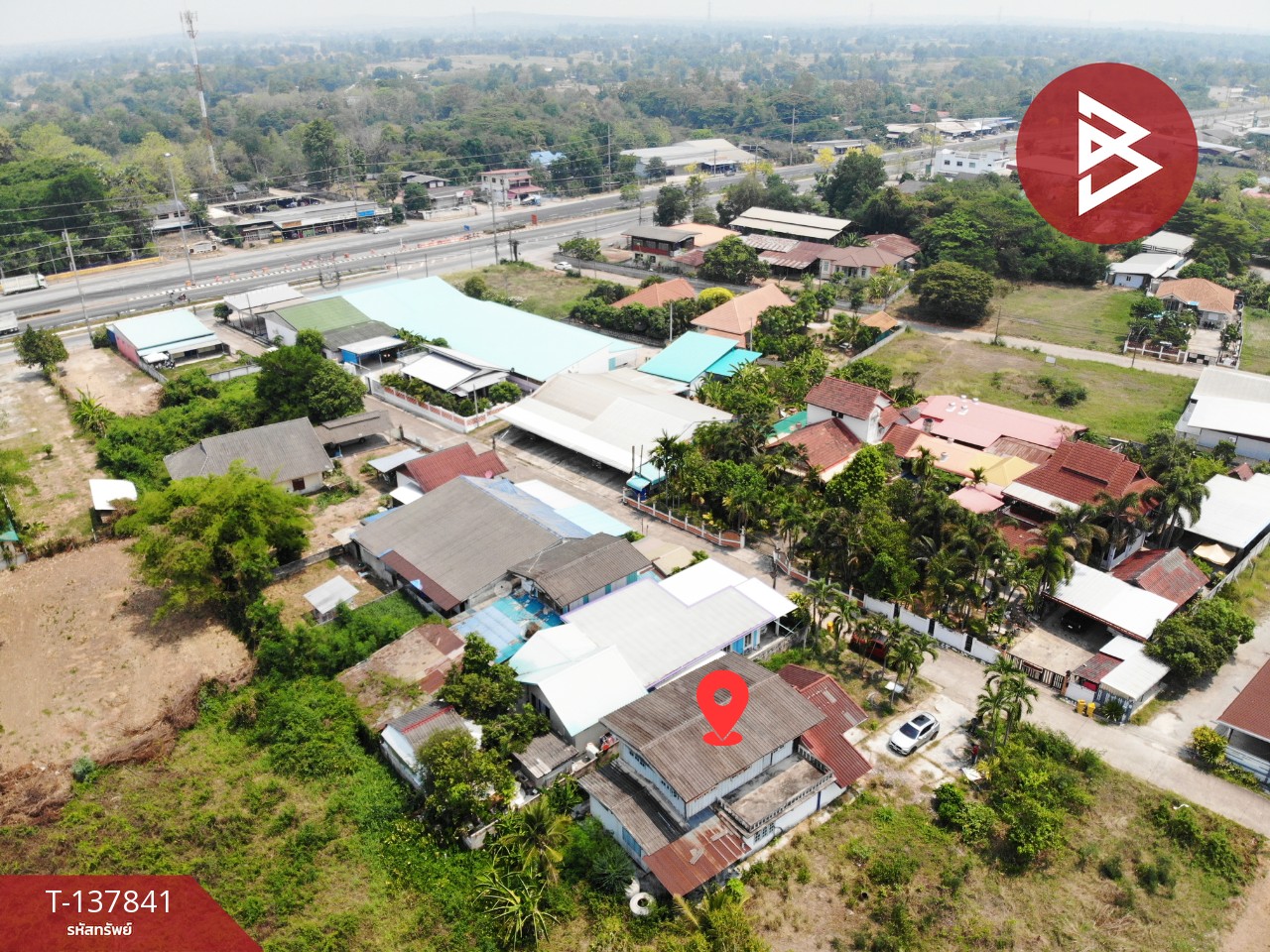 ขายบ้านเดี่ยวพร้อมที่ดิน เนื้อที่ 1 งาน 79.1 ตารางวา หนองเรือ ขอนแก่น ทำเลดีติดถนน 13