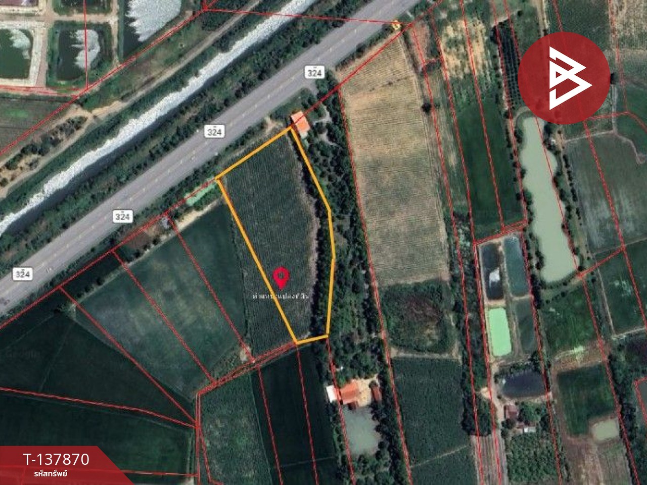 ขายที่ดิน เนื้อที่ 5 ไร่ 2 งาน 80.7 ตร.วา พนมทวน กาญจนบุรี 5