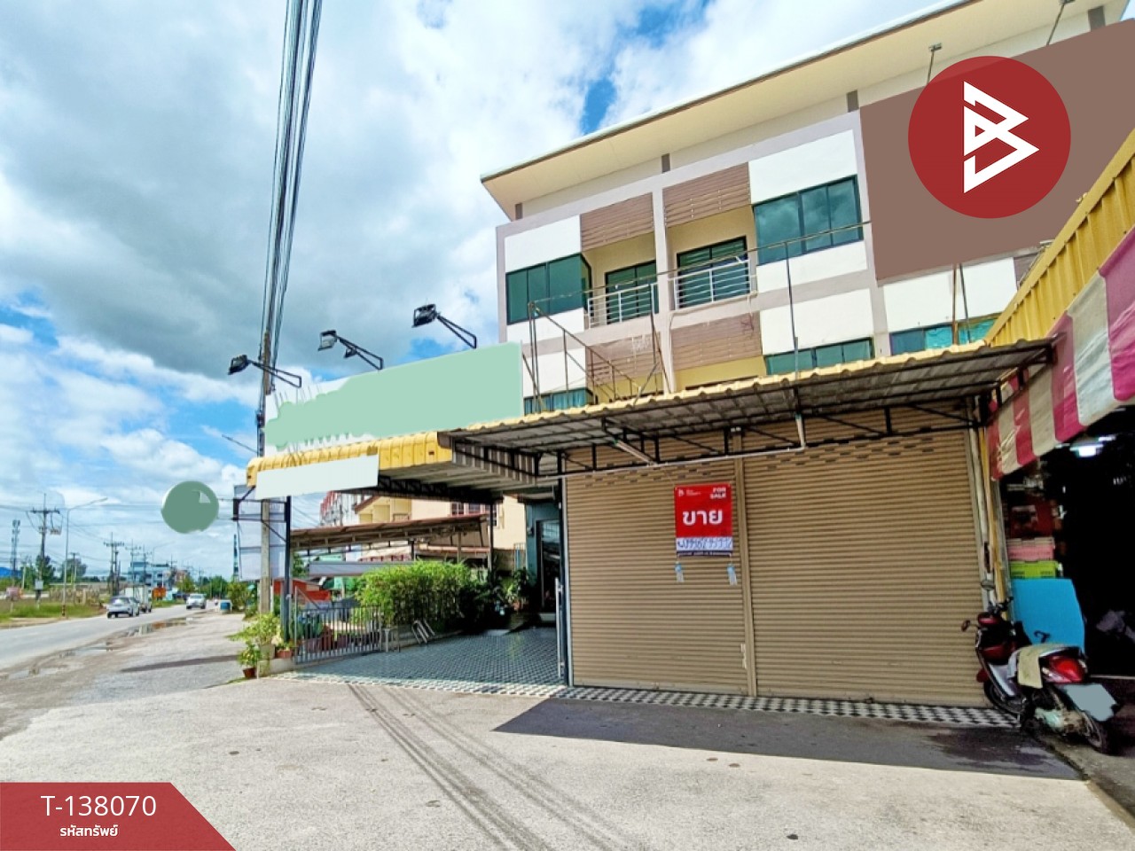 ขายอาคารพาณิชย์ 3 ชั้น เนื้อที่ 30 ตร.วา ท้ายหาด สมุทรสงคราม 1