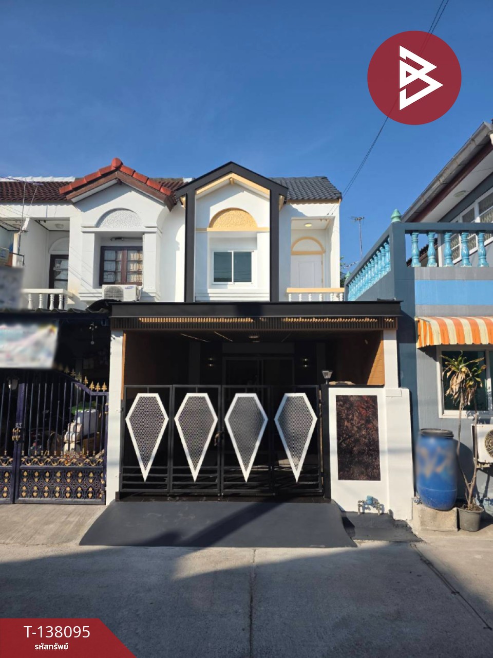 ขายทาวน์เฮ้าส์ หมู่บ้านเมฆฟ้าวิลล์ เทศบาลบางปู58  สมุทรปราการ 1