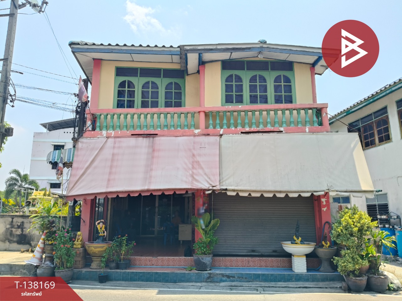 ขายอาคารพาณิชย์ 2 ชั้นหัวมุม เนื้อที่ 32.7 ตร.วา บางพลี สมุทรปราการ 1