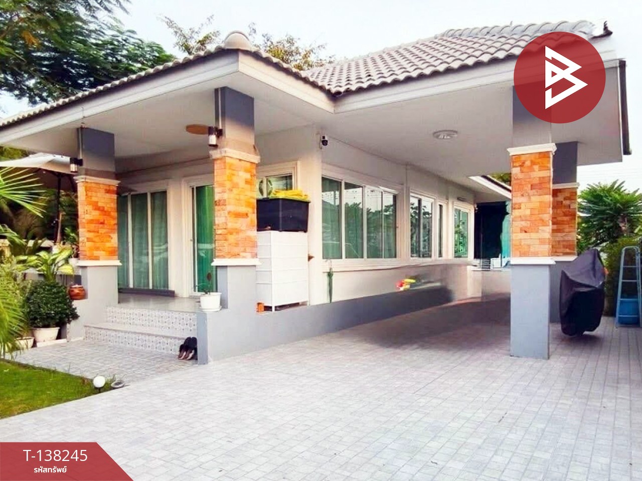 ขายบ้านเดี่ยวชั้นเดียว เนื้อที่ 52.5 ตารางวา บ้านแพ้ว สมุทรสาคร 2