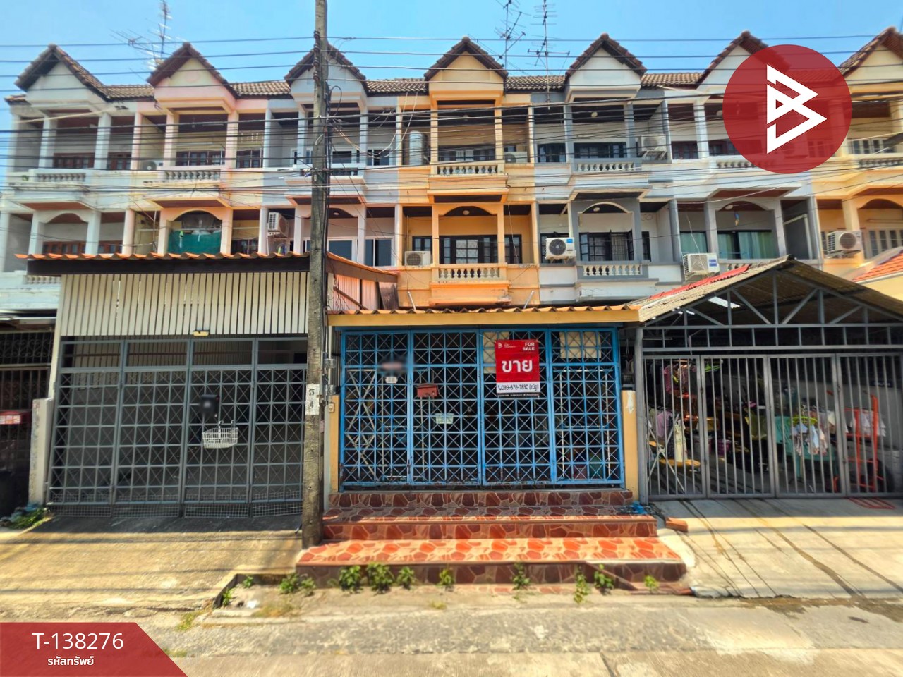 ขายทาวน์เฮ้าส์ 3 ชั้น เนื้อที่ 20.6 ตร.วา ซอยเพชรเกษม 78 กรุงเทพฯ 1