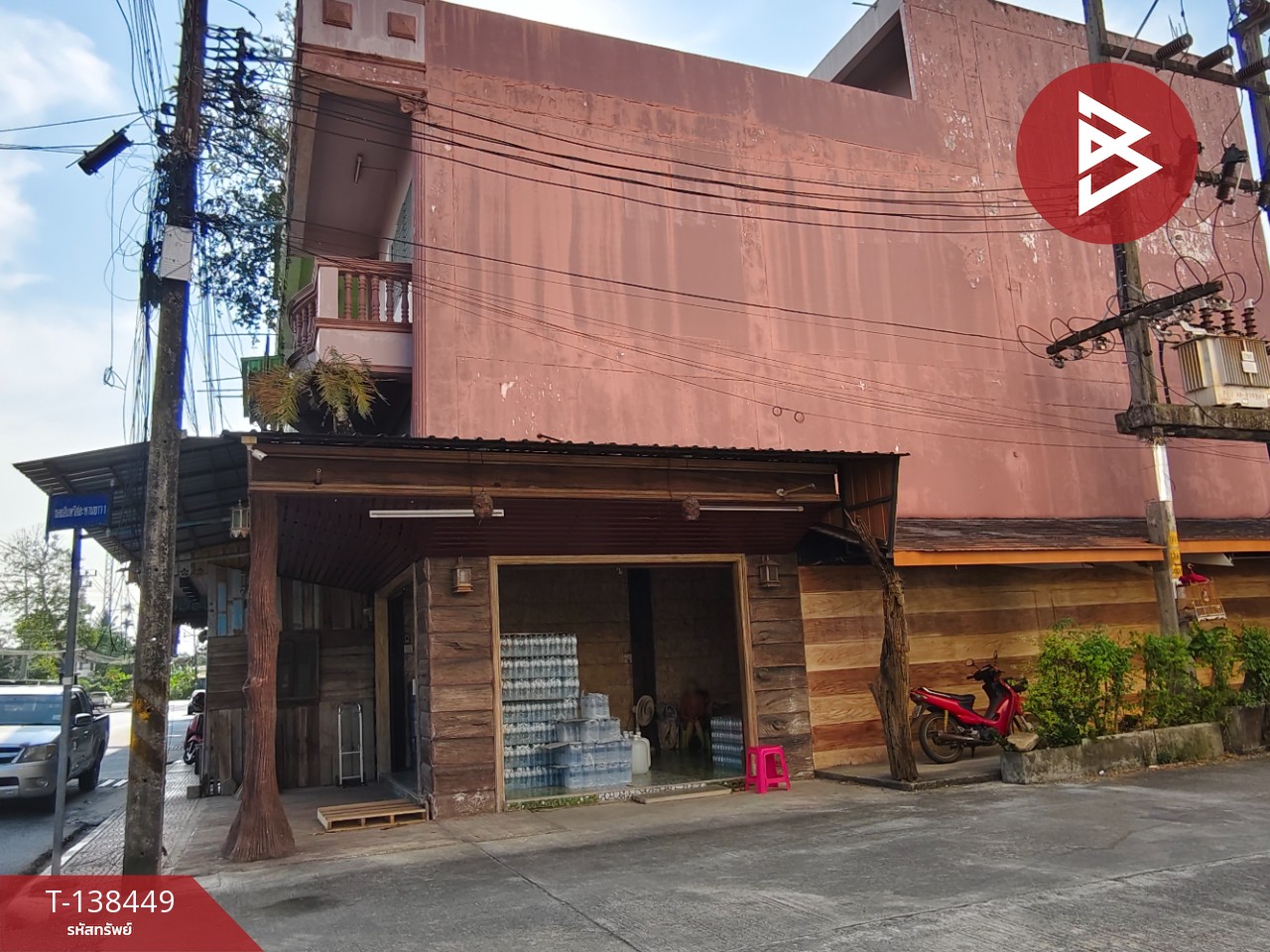 ขายอาคารพาณิชย์หลังมุม 2 ชั้น ต.โพธิ์เสด็จ นครศรีธรรมราช อยู่ใกล้โรงพยาบาลสัตว์สะพานยาว 15