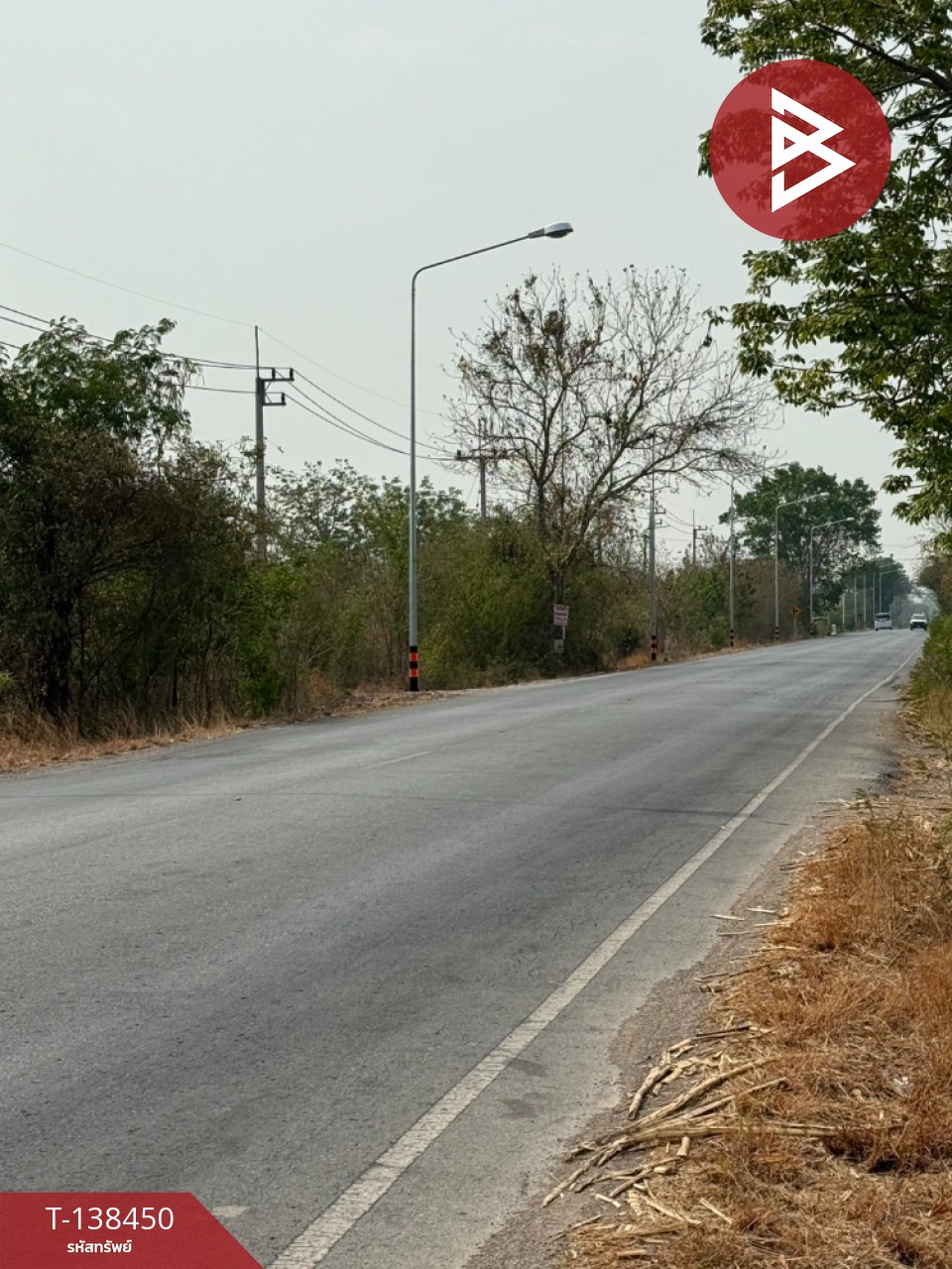 ขายที่ดิน เนื้อที่ 5 ไร่ 2 งาน 0.4 ตร.วา อ.สระโบสถ์ ลพบุรี ติดถนนใหญ่ 7